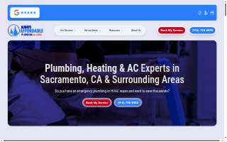 Always Affordable Plumbing & HVAC of Sacramento website