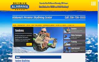 Skydive Lounge website