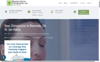 Dr Harris - Mission Grove Chiropractic, Inc website