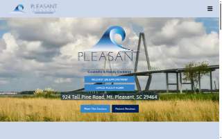 Pleasant Smiles Cosmetic & Family Dentistry website