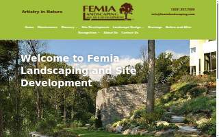 Femia Landscaping website