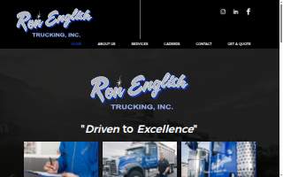 Ron English Trucking Inc of Wilmington website