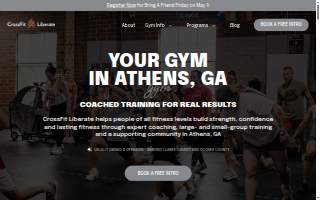 CrossFit Liberate website