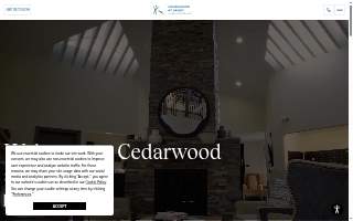 Cedarwood at Sandy website