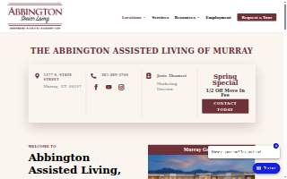 Abbington Senior Living of Murray website