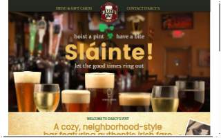 D'Arcy's Pint website