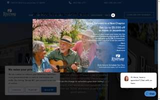 Riverway Assisted Living and Memory Care website