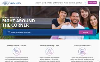 Gentle Dental of Louisville website