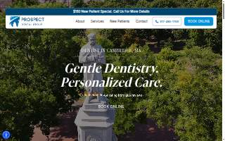 Prospect Dental Group - Cambridge website