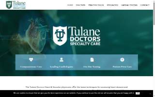 Tulane Doctors website