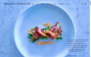 The Gifted Gourmet- A Modern Chef Service website