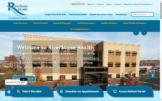 RiverStone Health Clinic website