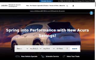 Hendrick Acura Southpoint website