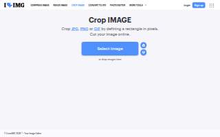 Crop Salon website