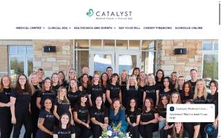 Catalyst Medical Center + Clinical Spa website