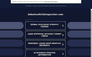 Dakota Vehicle Inspection website