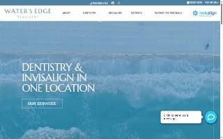 Water's Edge Family & Cosmetic Dentistry website