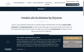 Elysium Wellness Club website