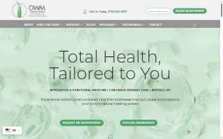 OWM Integrative Wellness website