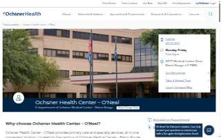 Ochsner Health Center - O'Neal website