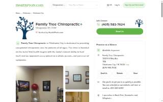Family Tree Chiropractic website