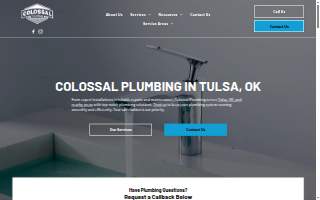 Colossal Plumbing website