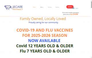 LECARE Pharmacy website