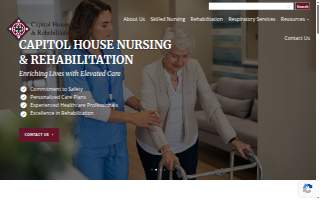 Capitol House Nursing & Rehab Center website