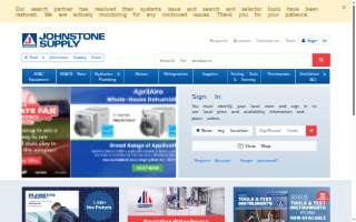 Johnstone Supply of Sioux Falls website