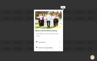Brown Brothers Catering of Provo website