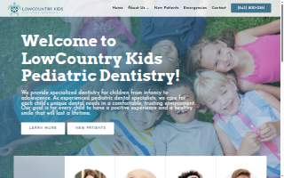 LowCountry Kids Pediatric Dentistry LLC website