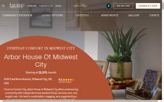 Arbor House of Midwest City website