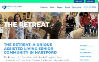The Retreat Assisted Living website