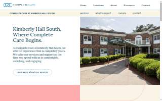 Complete Care at Kimberly Hall South website