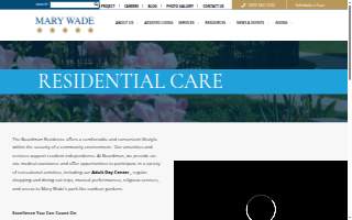Mary Wade Residential Care Home website