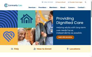 Community Care website