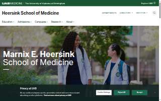 UAB Department Of Pediatrics website