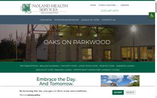 Oaks on Parkwood website