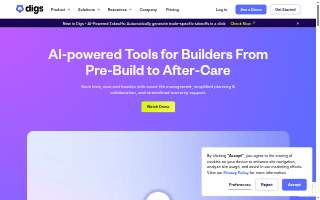Digs website