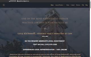 Greg Klebanoff, Attorney and Counselor at Law website