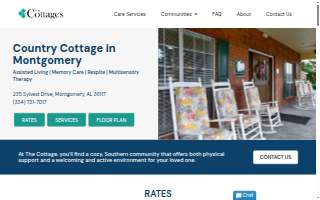 Country Cottage Montgomery website