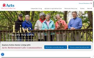 ACTS Retirement-Life Community Inc website