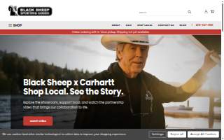 BlackSheep Wine Bar & Merchant website