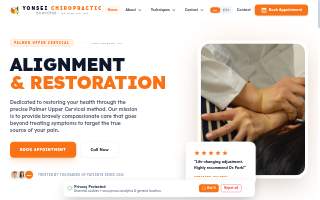 Yonsei Chiropractic Clinic website