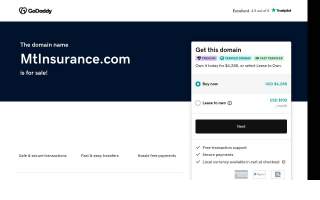 MT Insurance Services website