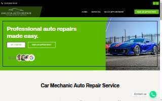 Galicia Auto Repair website