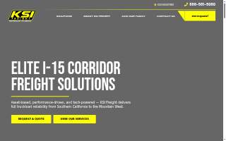 Ksi Freight website