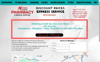 Express Discount Pharmacy of Wilmington website
