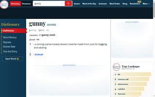 Gunny's Mill website