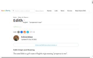 Edith & Branch Salon website